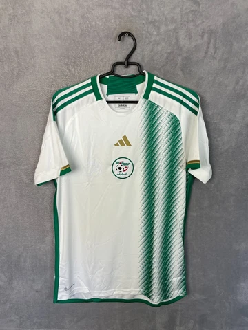 Algeria Team Jersey Home football shirt White Adidas Mens Size M Cover