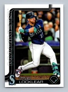 2025 TOPPS TYLER LOCKLEAR #192 Baseball Rookie MARINERS RC - Picture 1 of 2