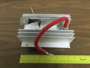 Heat Sink With 2 Large SCR's Westinghouse 2N1916 GE A91AX92 - Picture 1 of 2