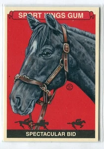 2013 ITG Sport Kings Gum Serie F spektakuläre Gebot Basiskarte #296 Rennpferd - Bild 1 von 1