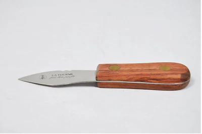 Neron Coutellerie Lafourmi Blade Oyster Knife Wood Handle, Brown, 2 Inches