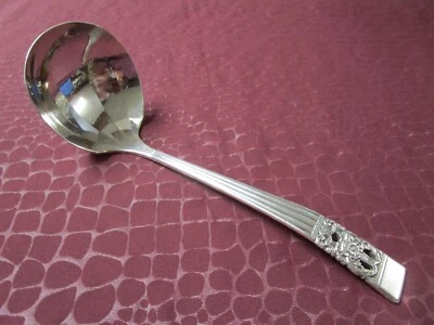 CORONATION Gravy Ladle Silverplate 1936 No Monogram                  G - Image 1 of 3