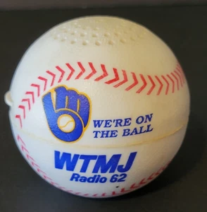 Radio de béisbol WTMJ Milwaukee Brewers de colección de los años 80 RARO (LEER DESCRIPCIÓN) - Imagen 1 de 9