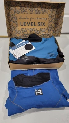 level six cronos dry suit size Large (used 2 days)w/IR union suit (size Medium) - Image 1 of 4