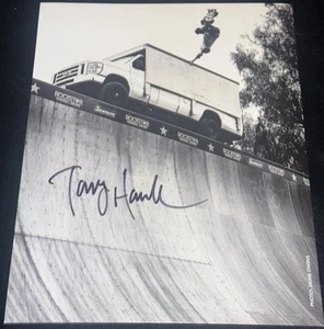 Foto de 8x10 firmada a mano por Tony Hawk - War Rig Birdhouse rara auto patinador profesional leyenda - Imagen 1 de 2