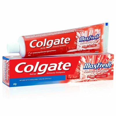 3x Colgate Toothpaste Maxfresh Spicy Fresh (Red Gel) 80gm Each + Free Shipping - Image 1 of 4