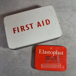 Latas de elastoplast y primeros auxilios vintage - Imagen 1 de 11