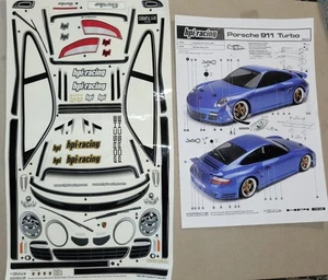 HPI 17527 Porsche Turbo Decal Sheet And Instructions 200mm - Picture 1 of 5