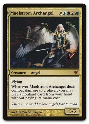 Maelstrom Archangel #115 (LP) Conflux CON Magic MTG - Image 1 of 2