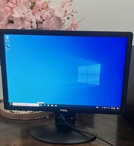 Dell 19" LCD Monitor Flachbildschirm Display VGA DVI getestet - große Marke zuverlässig - Bild 1 von 7
