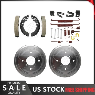 Kit de herrajes de tambores de freno y zapatas de freno trasero para Chevrolet Metro 2000 Foto 1 de 4