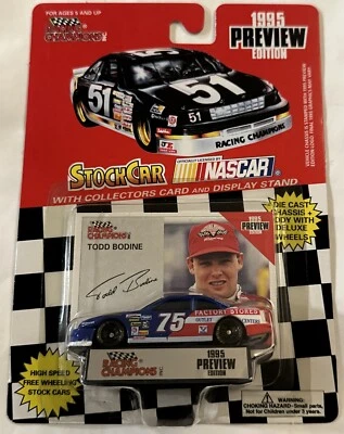 Racing Champions Stock Car 75 Todd Bodine NASCAR 1995 vista previa tienda de fábrica Ford Foto 1 de 4