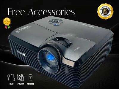 ViewSonic Pro8520HD DLP Proejctor Large Venue 5000 Lumens 1080p HDMI w/Bundle - Image 1 of 4