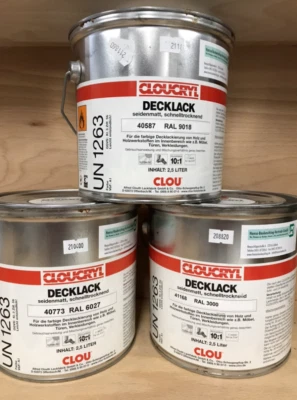 Clou Cloucryl Decklack 5kg Holzlack Möbellack 2-K Buntlack Türenlack (s18) - Bild 1 von 3
