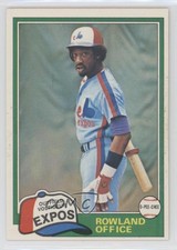 1981 O-Pee-Chee White Back Rowland Office #319