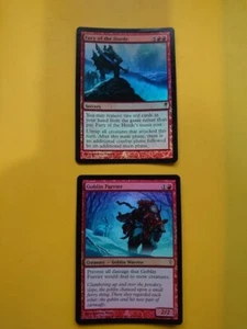 Fury of the Horde & Goblin Furrier Coldsnap. FOIL Rare. MTG 2Card as pictured - Picture 1 of 12