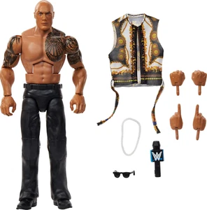 WWE Elite Action Figure & Accessories, Series #115 6-Inch Collectible the Rock w - Picture 1 of 6