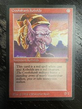 MTG - Crookshank Kobolds - Legends - Near Mint Condition!!!  See Pics!