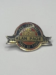 NFL Pro Football Hall of Fame Vintage Lapel Pin - Alan Page - 1988 - Picture 1 of 2