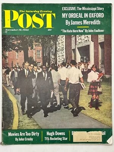 Saturday Evening Post NOV 10 1962 Oxford películas de historia como nueva Hugh Downs Eichmann - Imagen 1 de 2