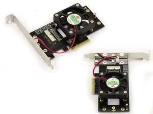 Carte PCIe VENTILEE pour SSD Macbook 12+16 pin 2013 / 2014 / 2015 / 2016 - Photo 1/2