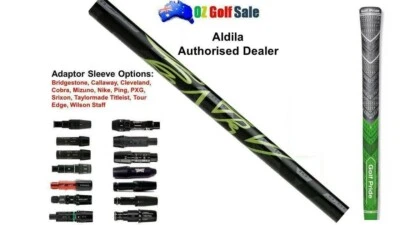 Aldila NV 2KXV GREEN 65 /75 R /S /X Driver FW Shaft + Adaptor Sleeve Tip + Grip - image 1 of 4