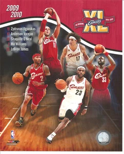 CLEVELAND CAVS 2010 PHOTO COMPOSIT 8"x10" JAMES ILGAUSKAS O'NEAL VAREJAO MINT - Picture 1 of 1