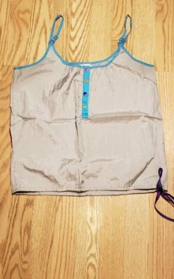 Camiseta sin mangas ZUMBA Fitness para mujer pequeña corbata de nailon entrenamiento atlético ADORABLE Foto 1 de 4