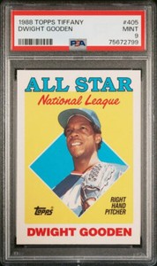1988 Topps Tiffany Dwight 'Doc' Gooden PSA 9 Mint New York Mets #405 All-Star
