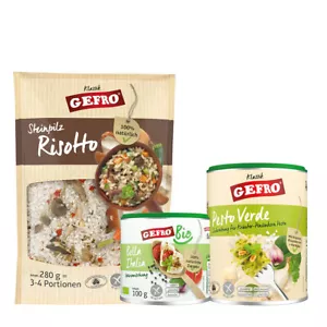 GEFRO Vera-Italia-Set: Pesto Verde, Steinpilz Risotto und BIO Bella Italia Würze - Bild 1 von 4