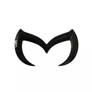 Black Evil M Emblem Badge Car Fender Rear Decal for Mazda 3 6 CX-5 MX-5 - Foto 1 di 3