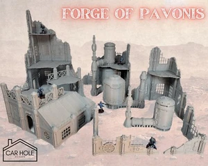 Forge of Pavonis: 28mm Mars Factory Sci-Fi Terrain Set für Tabletop Wargames - Bild 1 von 9