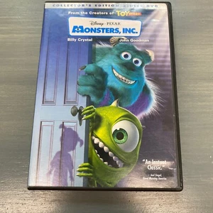 Monsters, Inc (DVD, 2002, 2-Disc Set, Collectors Ed) Billy Crystal John Goodman - Picture 1 of 2