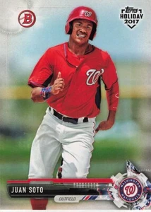 JUAN SOTO 2017 TOPPS HOLIDAY BASEBALL #THJSO - Picture 1 of 1