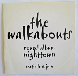 THE WALKABOUTS - 13 TRACKS FRANCE PROMO CD "NIGHTTOWNS" - Picture 1 of 2