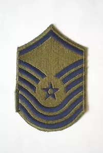 US Air Force 1976-1991 Senior Master Sergeant Subdued Rank Patch, Large - Bild 1 von 1