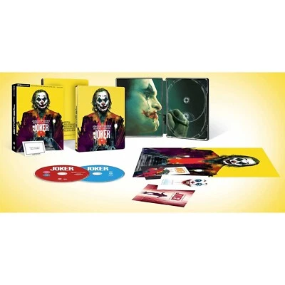 Joker Collectors Edition Steelbook [18] (2 Disc) 4K UHD + Blu Ray NEW & SEALED - Image 1 of 4