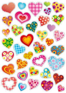 Gomitas Corazón De 1,5 A 4,5 Cm 74 Piezas - Imagen 1 de 1