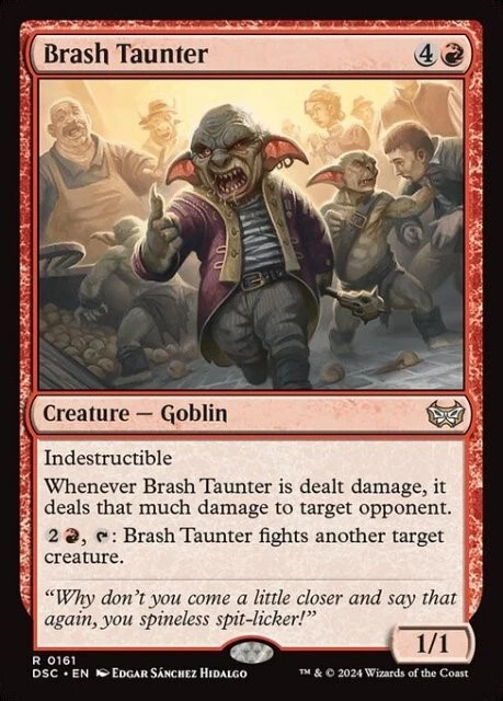 MTG - BRASH TAUNTER - Duskmourn Commander (R) - Image 1 of 1