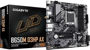 GIGABYTE B650M D3HP AX AM5 LGA 1718 AMD B650 M-ATX DDR5, 2x PCIe 4.0 M.2, PCIe - Picture 1 of 6