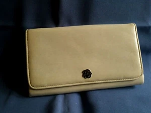 POCHETTE en simili crême 12X22,5cm VINTAGE 70 Vinyl creme color CLUTCH BAG - Imagen 1 de 7