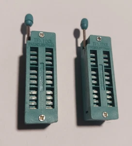 Presa universale IC Test ZIF 24 pin stretta, confezione da 2 stock USA! - Foto 1 di 1
