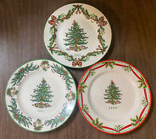 Lot of 3 x SPODE CHRISTMAS TREE Annual Collectors Plates 2003/2005/2009