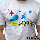 Aruba flag - white t shirt top Holland design - mens womens kids baby sizes