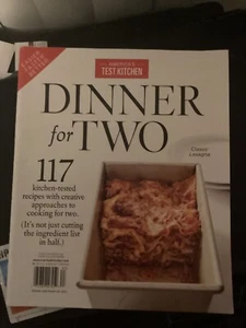 AMERICA'S TEST KITCHEN DINNER FOR TWO MAGAZINE - Imagen 1 de 1