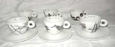   AMICI / ILLY   COLLECTION Mario Giacomellii CAPPUCCINO TASSEN KAFFEE TASSEN - Bild 1 von 4