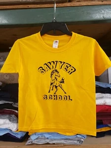 SAWYER SCHOOL GYM UNIFORM T-SHIRT YOUTH AND ADULT - Picture 1 of 8