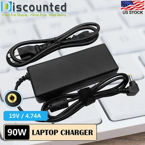 New 19V 90W AC Adapter Charger For Toshiba PA3516U-1ACA PA-1900-24 Power & Cord - Picture 1 of 8