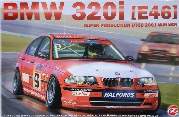Nunu PN24007 BMW 320i (E46) Super Production DTCC 2001 Winner Kit Montaggio 1/24 - Immagine 1 di 1