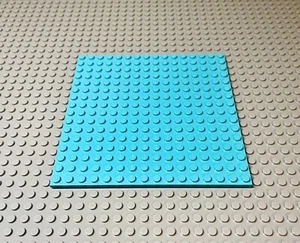 Lego 16x16 Plate Piece 91405 Medium Azur Qty. 1 - Picture 1 of 1